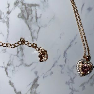 Swarovski rose gold necklace!! Great condition